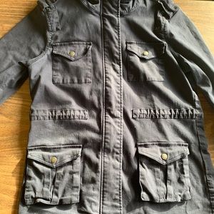 Cargo jacket, Navy blue.